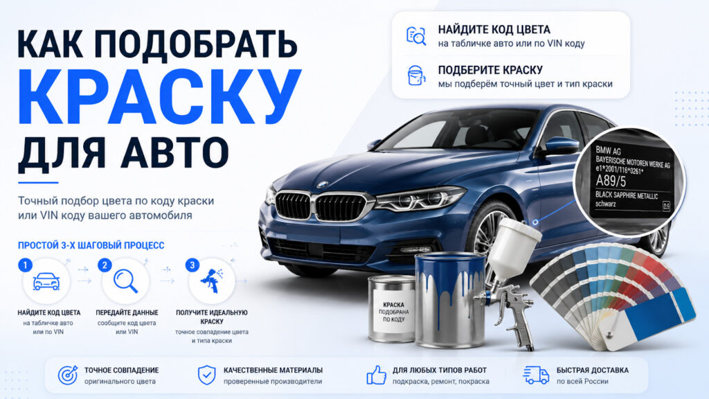 Как подобрать краску для авто: рекомендации и нюансы
