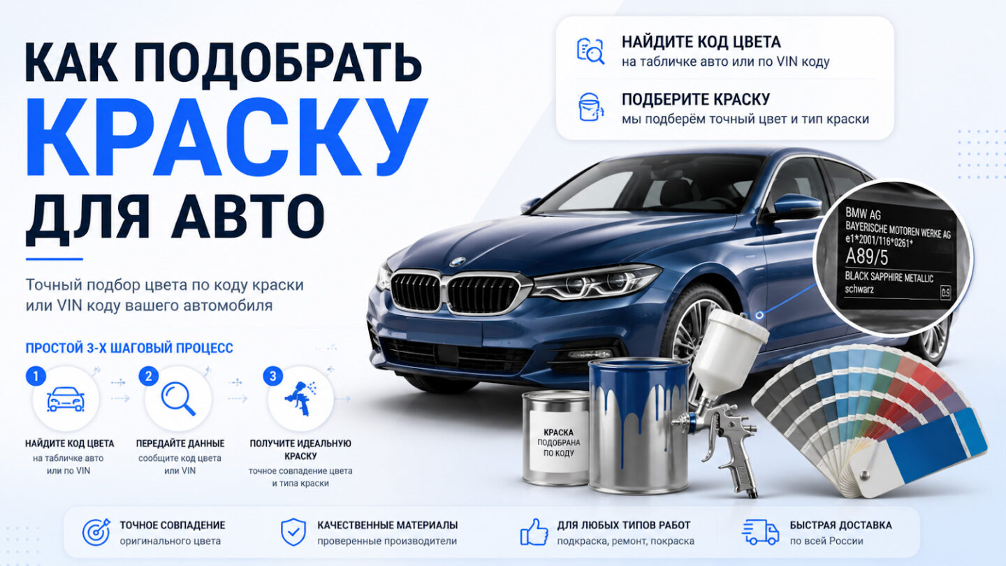 Как подобрать краску для авто: рекомендации и нюансы